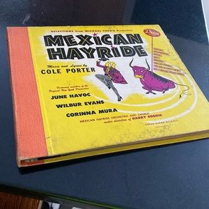Mexican hayride music by Decca records includes four records. 1944 antiques